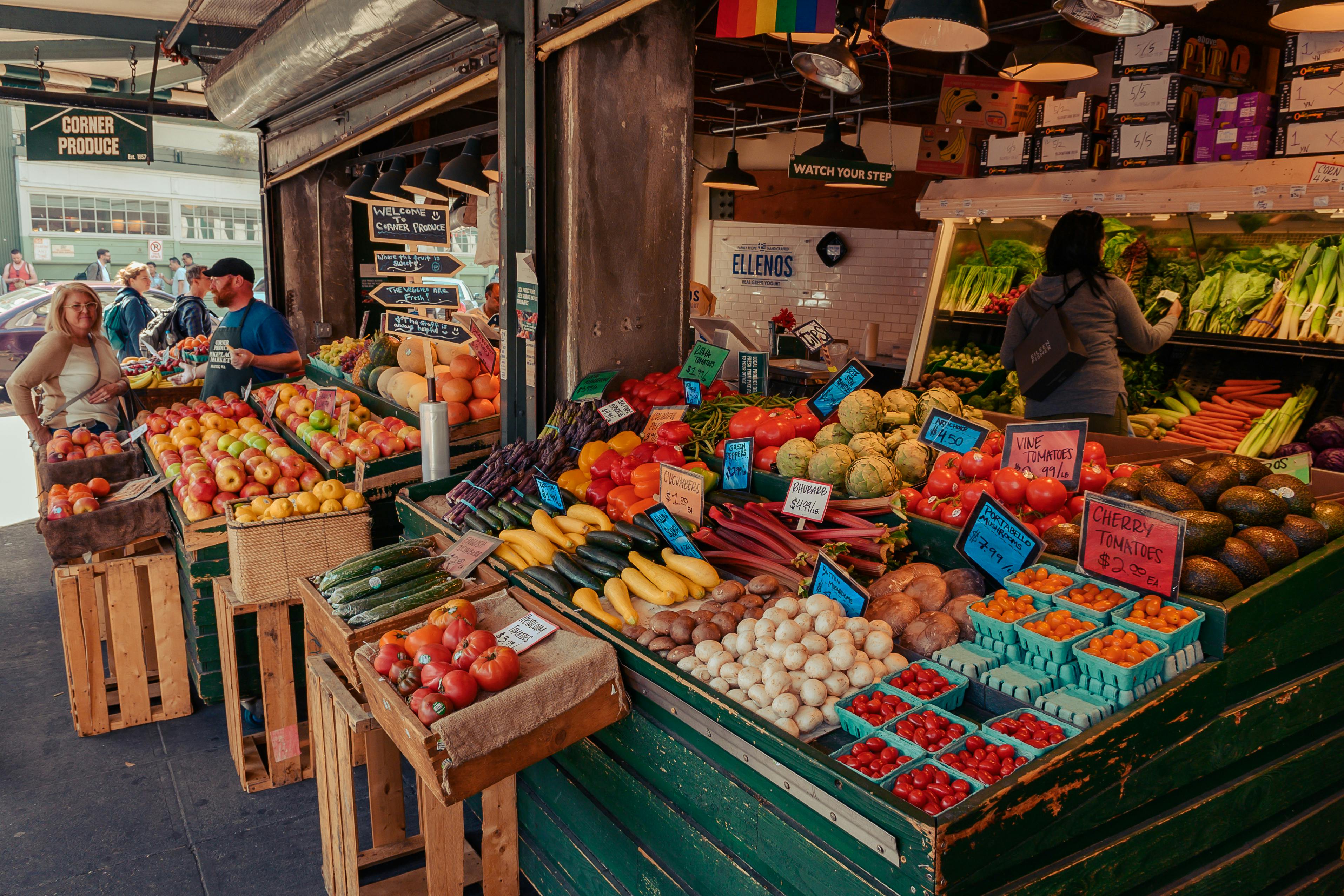 market stall